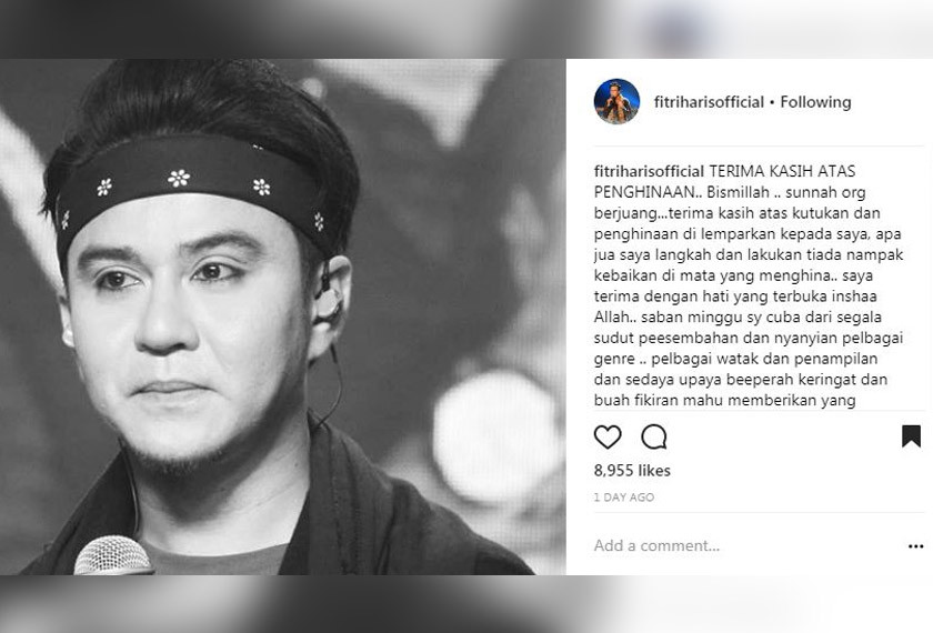 Saya terima dengan hati yang terbuka.