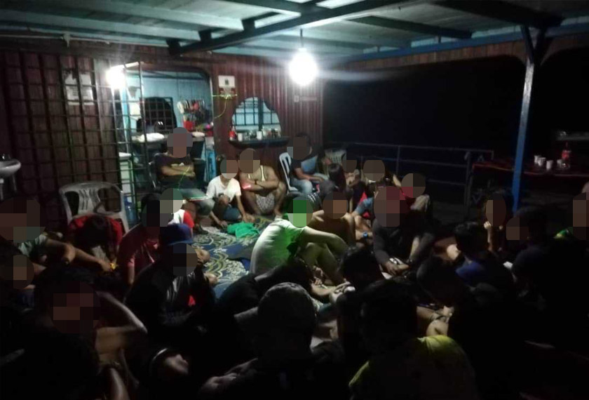 Seramai 35 individu ditahan kerana dipercayai terlibat dalam penyalahgunaan dadah.