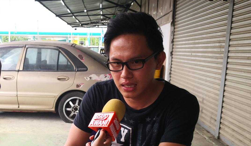 Wartawan, Leolerry Lagius, 26 tahun.