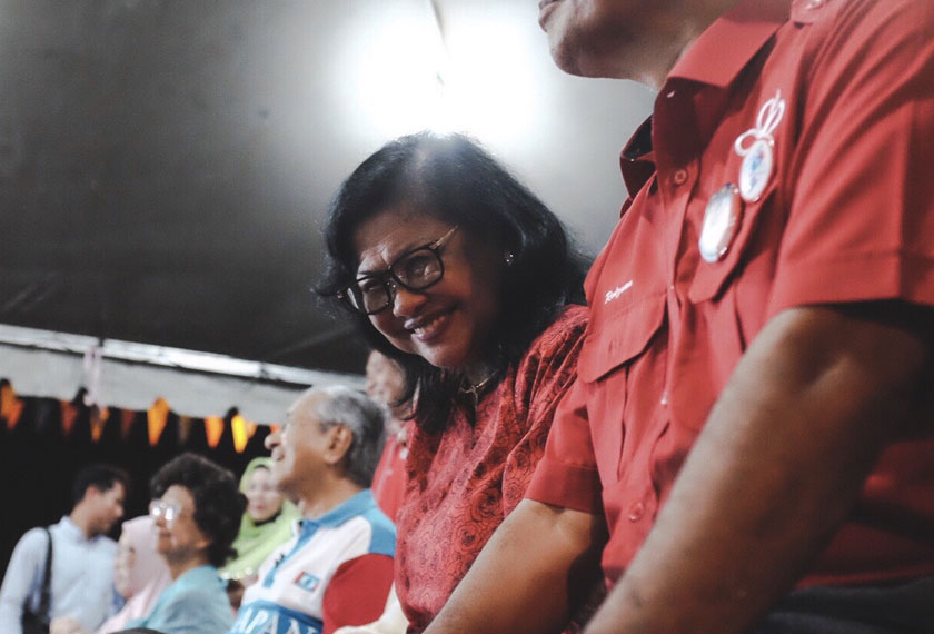 Ini merupakan kali pertama bekas menteri dan bekas Ketua Wanita UMNO hadir pada ceramah PH - Foto: @israrkhalid