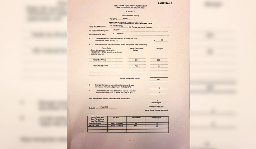 Apa itu Borang 14? - Foto Astro AWANI