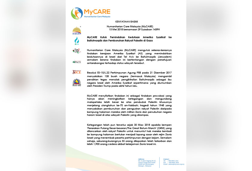 Kenyataan Rasmi MyCare