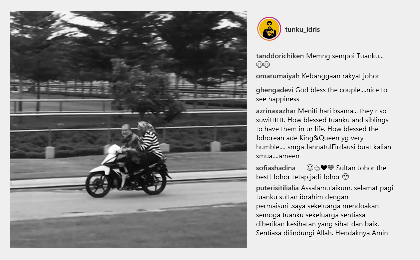 Foto: Instagram/@tunku_idris