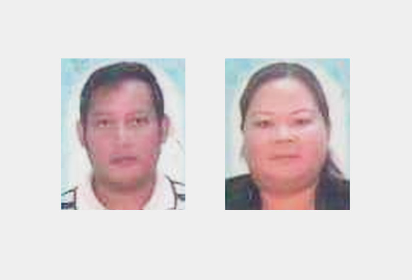 Pasangan suami isteri ini dilaporkan dalam perjalanan pulang ke kampung halaman untuk merayakan Hari Gawai.