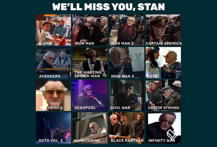 Stan Lee pernah muncul dalam beberapa filem marvel sebagai cameo - @livschaff