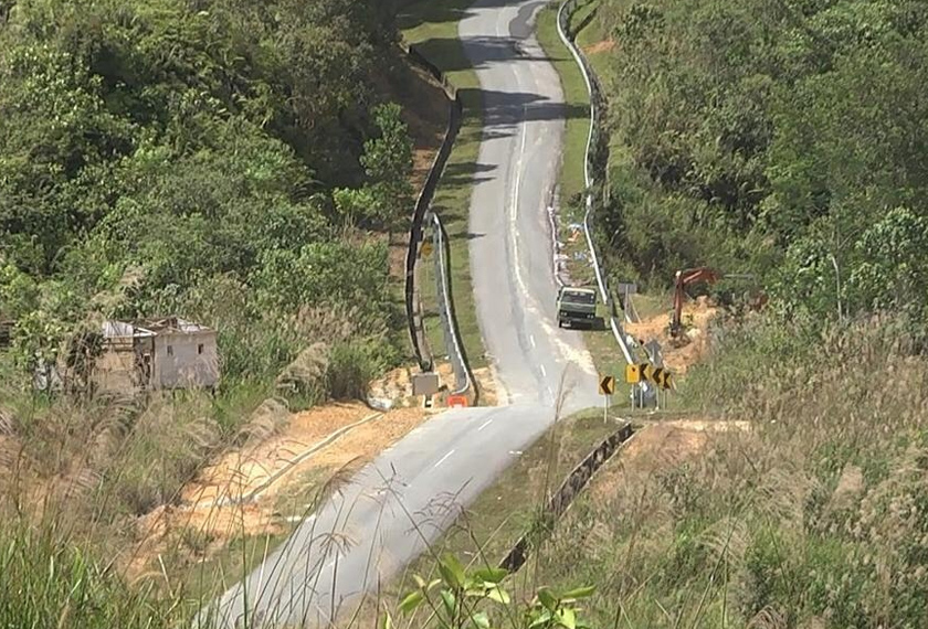 Laluan untuk ke daerah Kota Marudu dan Kudat.
