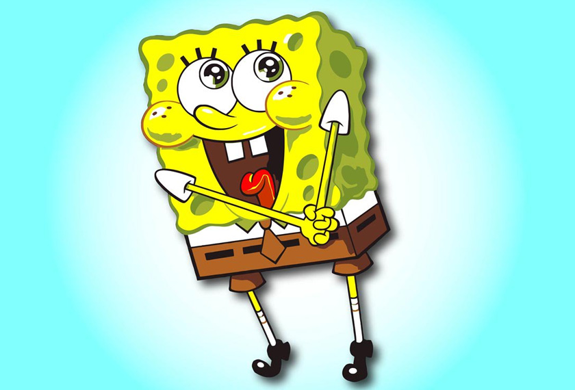 Watak Spongebob sangat dikenali oleh kanak-kanak dan seisi keluarga di seluruh dunia. - Gambar fail