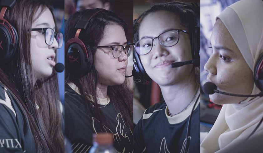 Selain Ramona Azween, pasukan Sphynx turut disertai Shanice Choo Xin Ru, Iffah Nazurah Saidi, Jasmine Christina Sim Huiyan dan Aisya Sabrina Sabri. - Foto Astro AWANI / MARIAH AHMAD