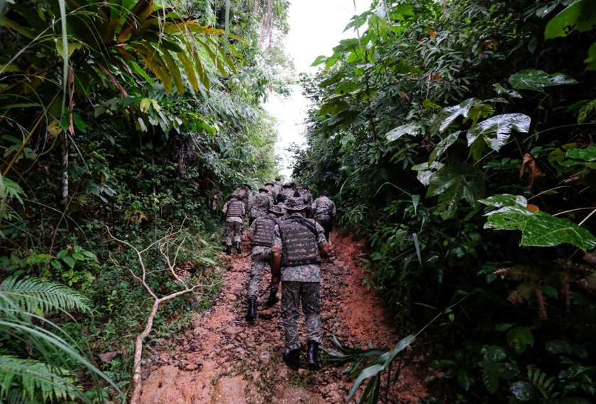 Laluan yang ditempuh ketika operasi itu. - Foto Astro AWANI/Fareez Azman