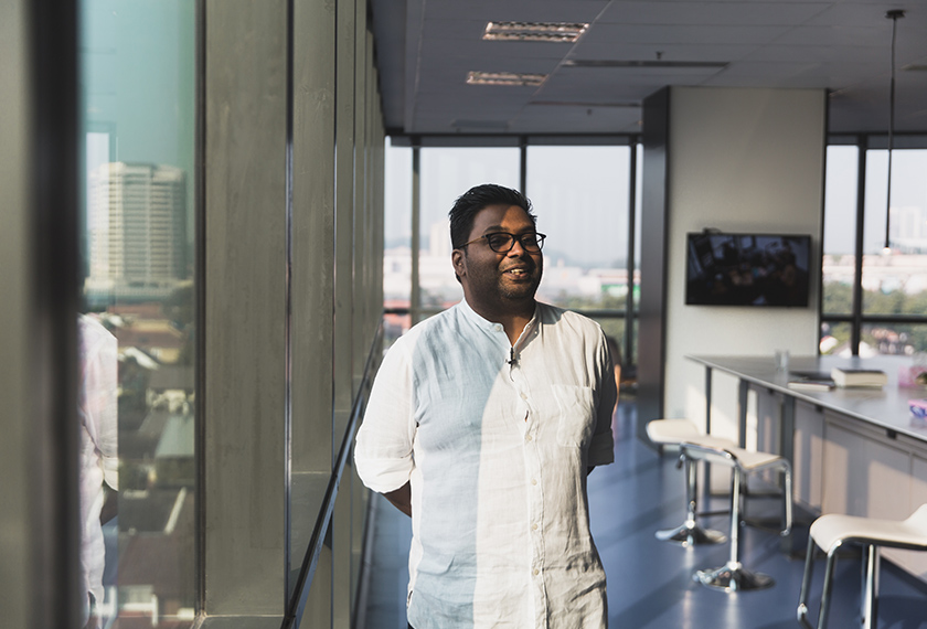 It is important for liberalism to give us room to hear all sides, says presenter and producer, Uma. Pix by Joe Kit Yong