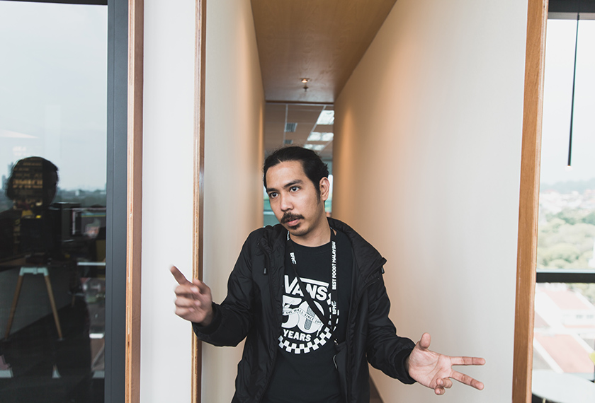 'I look at and determine song rotations. A lot of us do the talking, but just as many do the listening. It’s a science, you have to read your audience’s mood at different times of the day. Yes, that means watching the weather!' Pix by Joe Kit Yong