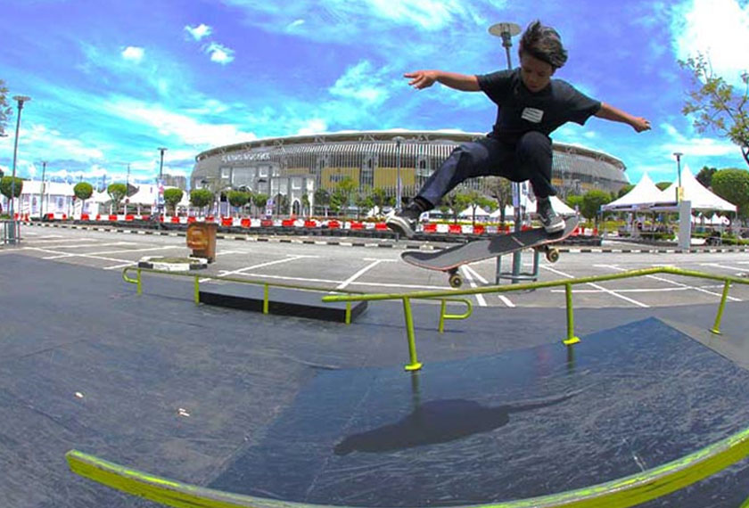 Ian Nuriman merupakan wakil negara ke Sukan Asia 2018 dalam acara papan selaju. - Foto Ian Johan Ariff.