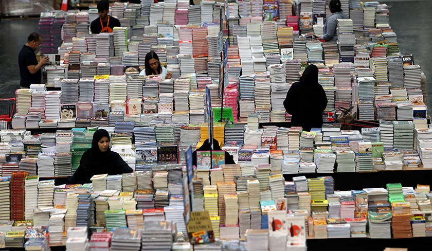 Kira-kira 300,000 pengunjung dijangka hadir pada pesta buku The Big Bad Wolf yang berlangsung selama 11 hari di Dubai. REUTERS