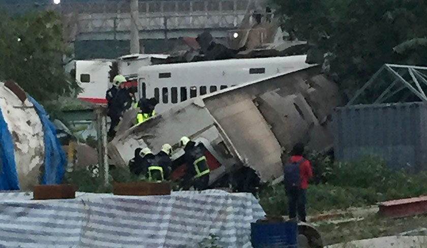 Keadaan di lokasi kejadian.