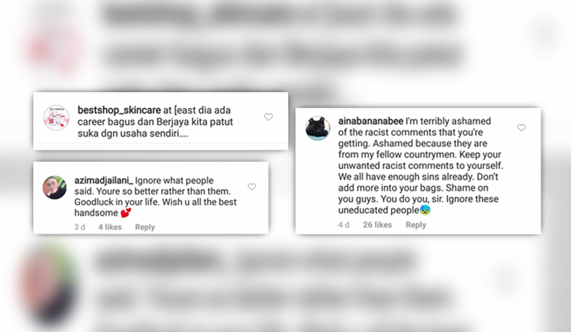 Masih ada segelintir netizen yang rasional dan meminta Ramzan mengabaikan komen-komen negatif.