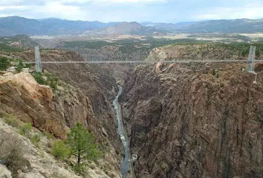 Royal Gorge Bridge, berhampiran Canon City, Colorado