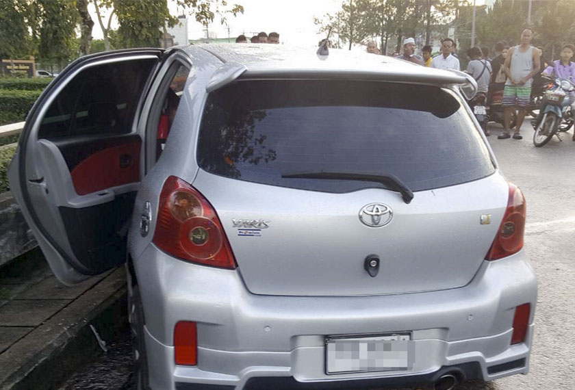 Mayat Nattanan ditemui di tempat duduk penumpang manakala mayat suaminya di tempat duduk pemandu. - Foto Bernama