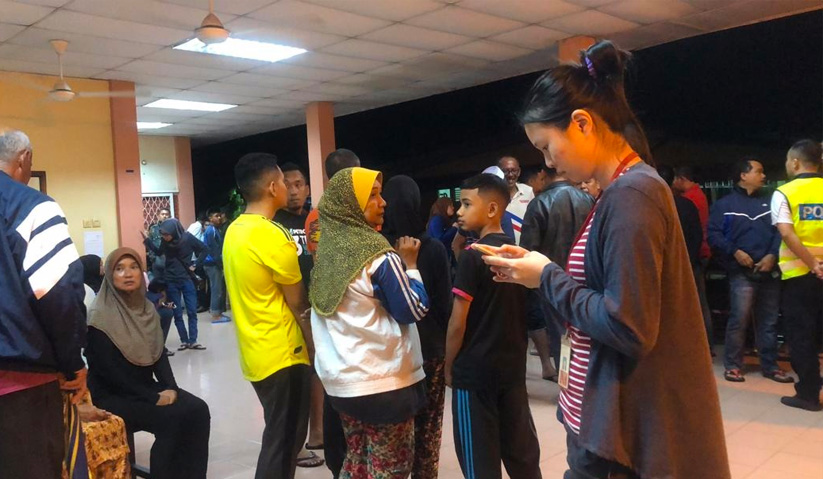 Suasana di Unit Forensik Hospital Tuanku Fauziah malam tadi. Astro AWANI