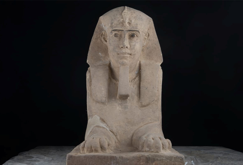 Patung sphinx yang ditemui di Kuil Kom Ombo dipercayai berasal dari zaman Dinasti Ptolemy Greco-Mecedonia. - Reuters