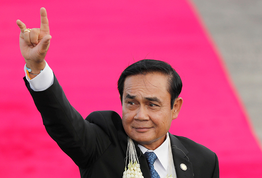 Jeneral Prayuth Chan-o-Cha bersikap defensif. Nikkei Asian Review/Ceritalah