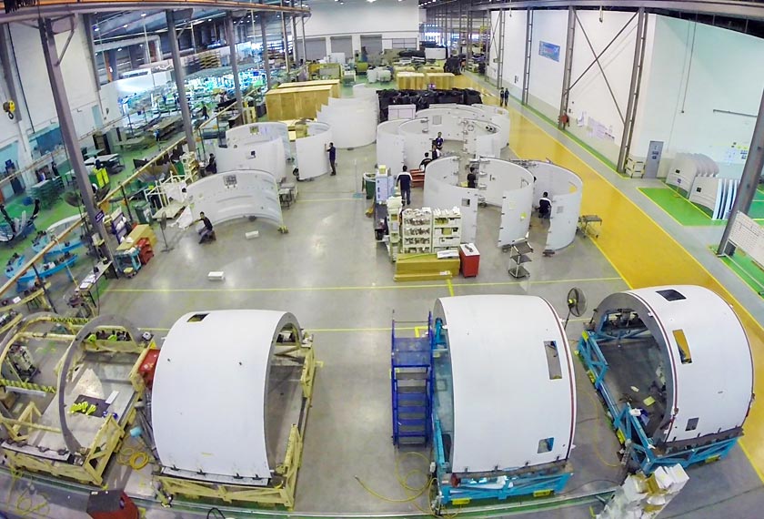 CTRM is part of the global supply chain for composites aero structure for major commercial and military aircrafts manufacturers in the world. It serves global brands such as Airbus, Boeing, Spirit AeroSystems, and UTC Aerospace Systems. - Photo: CTRM