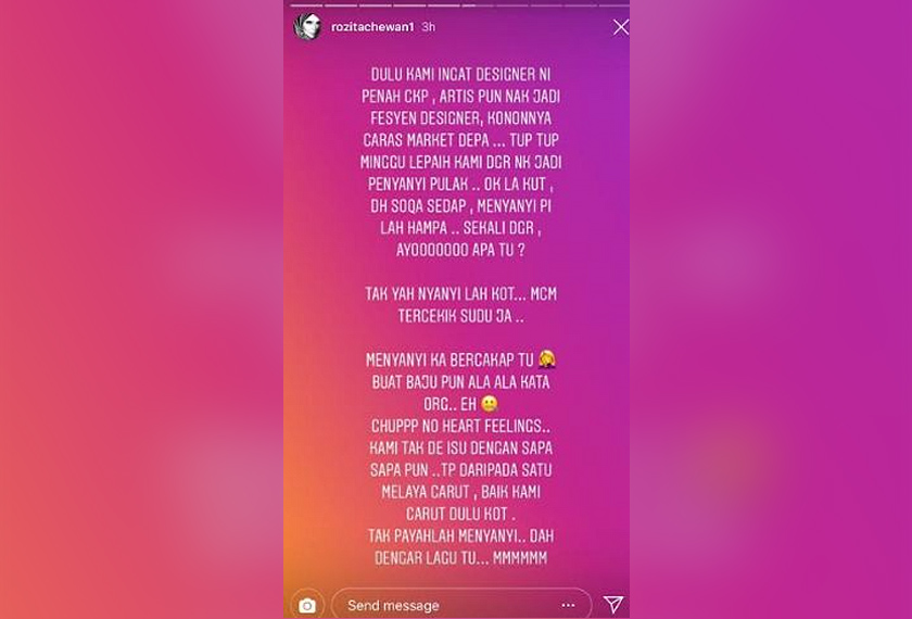 Che Ta dikhabarkan telah 