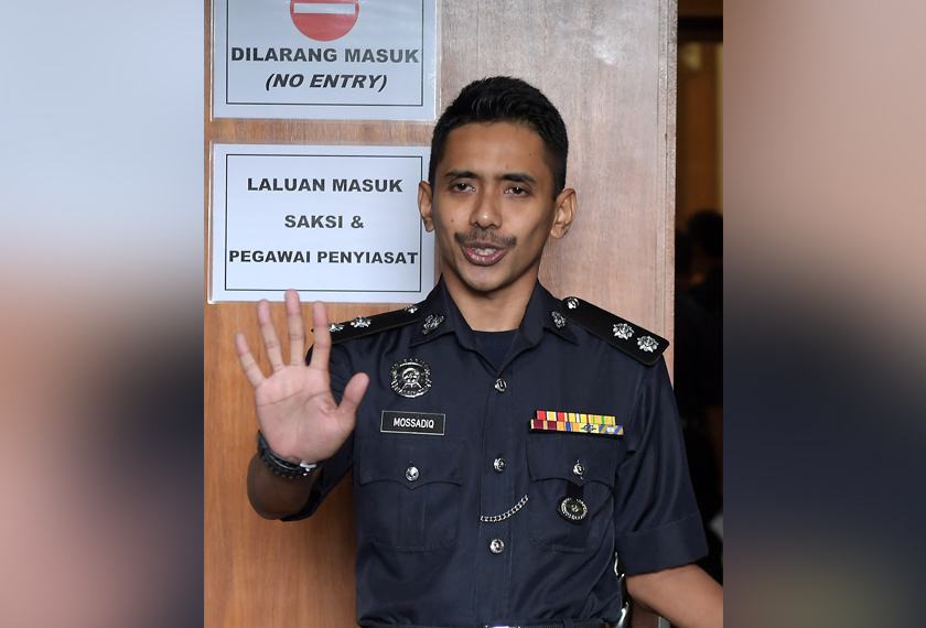 Pengakuan di hadapan tujuh panel RCI tersebut dibuat Inspektor Mossadique Azni, yang mengetuai tinjauan di kem penempatan sementara di Bukit Wang Burma, Wang Kelian. - Foto Bernama