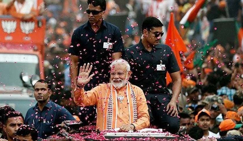 Adakah sesiapa yang boleh mencabar karisma Narendra Modi yang mempunyai pengikut yang ramai? Foto Business Today India