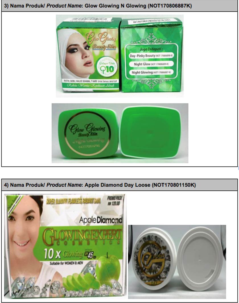 Produk-produk kosmetik beracun