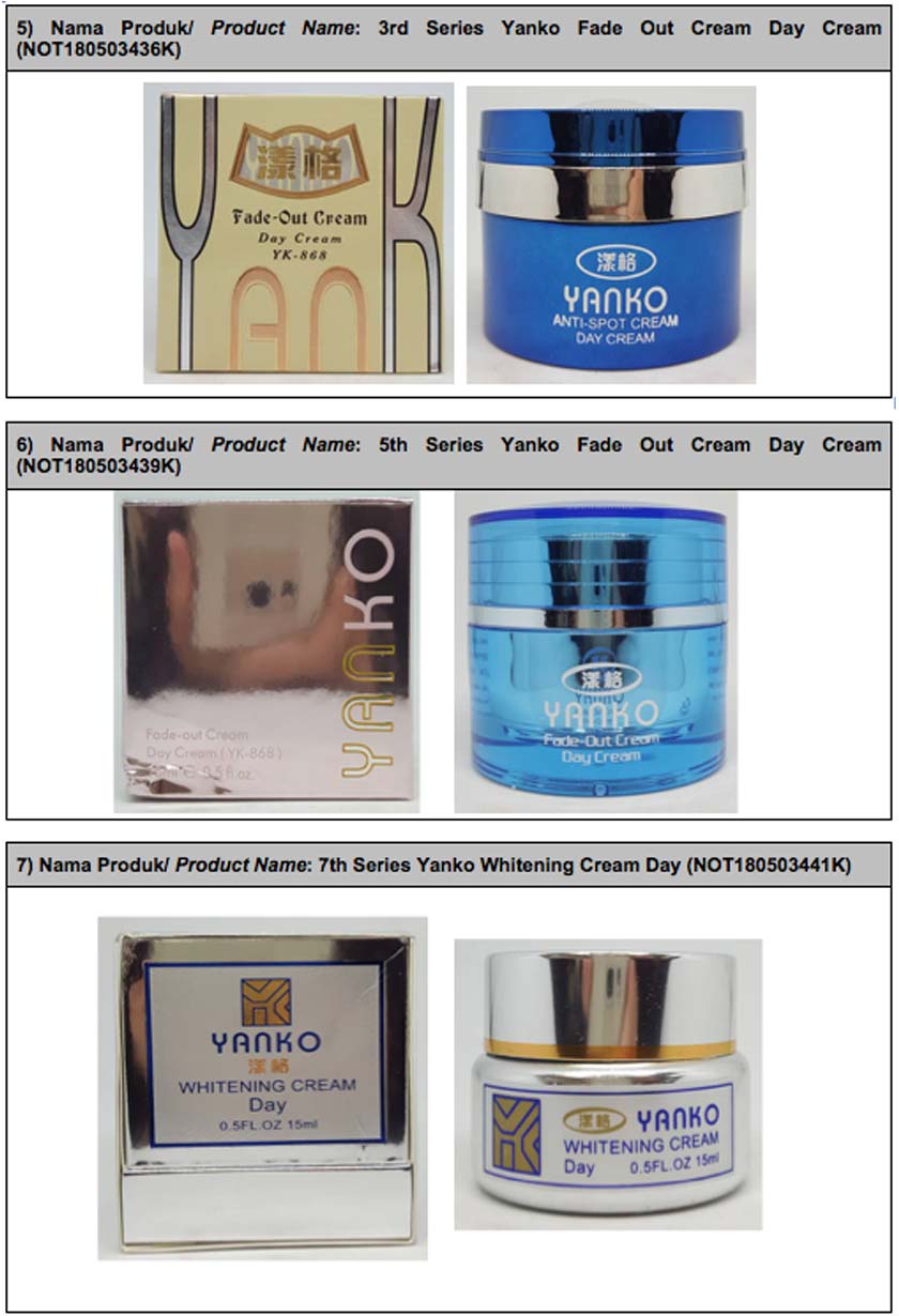 Produk-produk kosmetik beracun