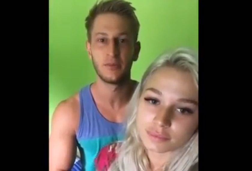 Pasangan berkenaan memuat naik video permohonan maaf mereka di Instagram