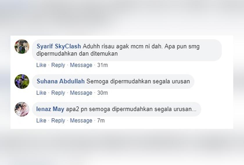 Rakyat Malaysia mendoakan agar semua urusan dipermudahkan
