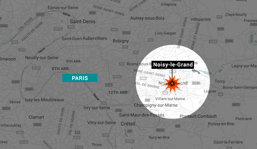 Peristiwa berlaku di sebuah restoran di Noisy le Grand, 15 km ke timur Paris.