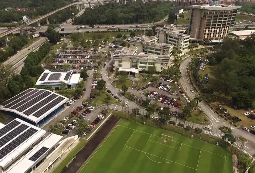 Pemandangan udara ibu pejabat PLUS. - Foto PLUS