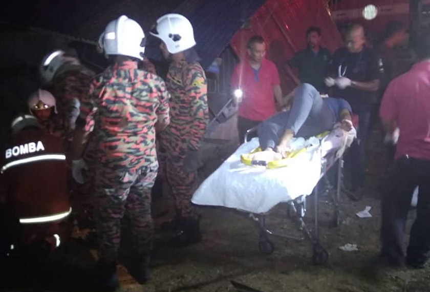 Mangsa yang cedera dihantar ke Hospital Setiu untuk menerima rawatan. Astro AWANI