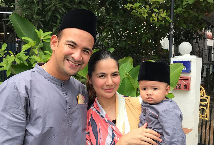 Sharnaaz menegaskan, sekalipun dia dan Nabila berhadapan masalah rumah tangga, anak mereka Jebat tidak boleh diheret sama. - Gambar Instagram SHARNAAZ AHMAD