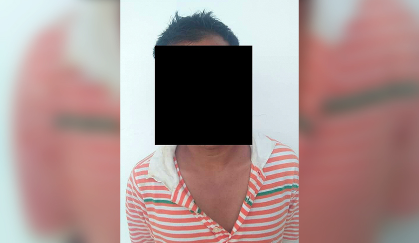 Suspek kini ditahan reman. Foto ihsan PDRM