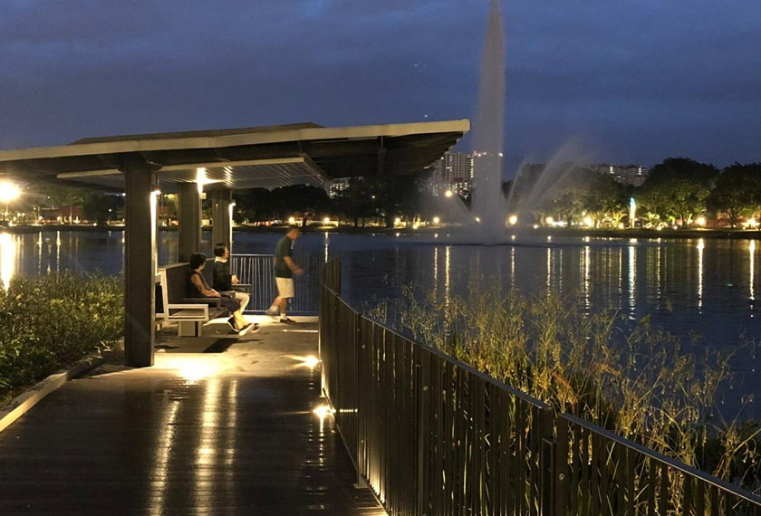 Pemandangan indah Taman Tasik Titiwangsa di awal pagi. - Foto Astro AWANI/Hamzah Hamid