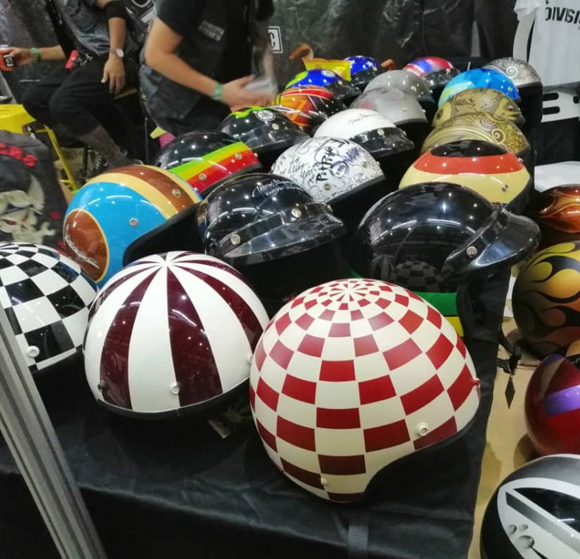 Turut dipamerkan, hasil seni permotoran - Foto Astro AWANI / Tahiruddin