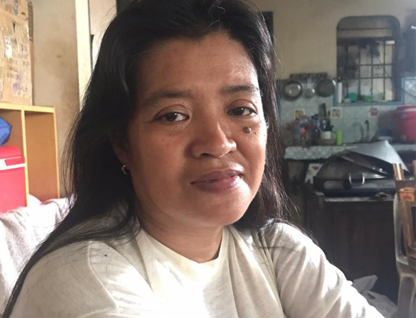 Pasukan Ceritalah menemu bual Normita Lopez di rumahnya. - Foto Ceritalah