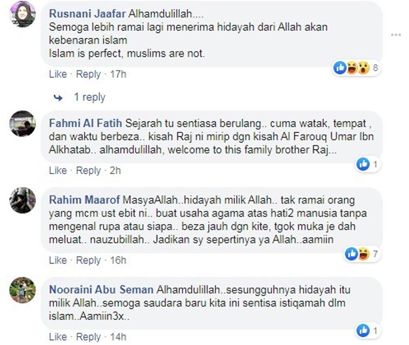 Antara komen yang diluahkan netizen berhubung berita gembira berkenaan. 