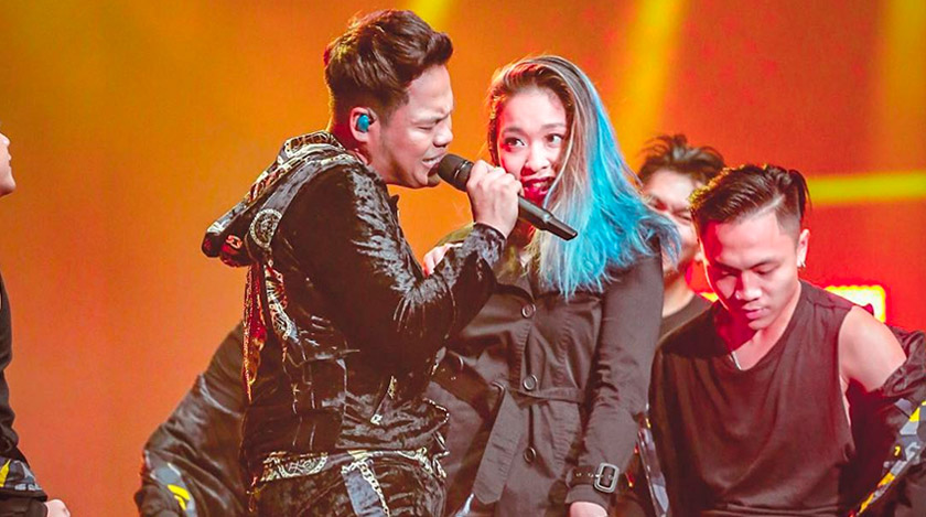 PERSEMBAHAN Syamel dipuji ramai kerana dia tidak sekadar menyanyi, bahkan memperlihatkan bakat tarian yang jarang dilakukannya sebelum ini. - Gambar Instagram TV3