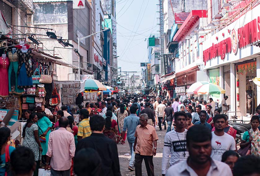 Tamil Nadu jauh lebih progresif dari kawasan Utara. Indeks Pembangunan Manusianya tinggi, iaitu pada 0.708. Foto Ceritalah