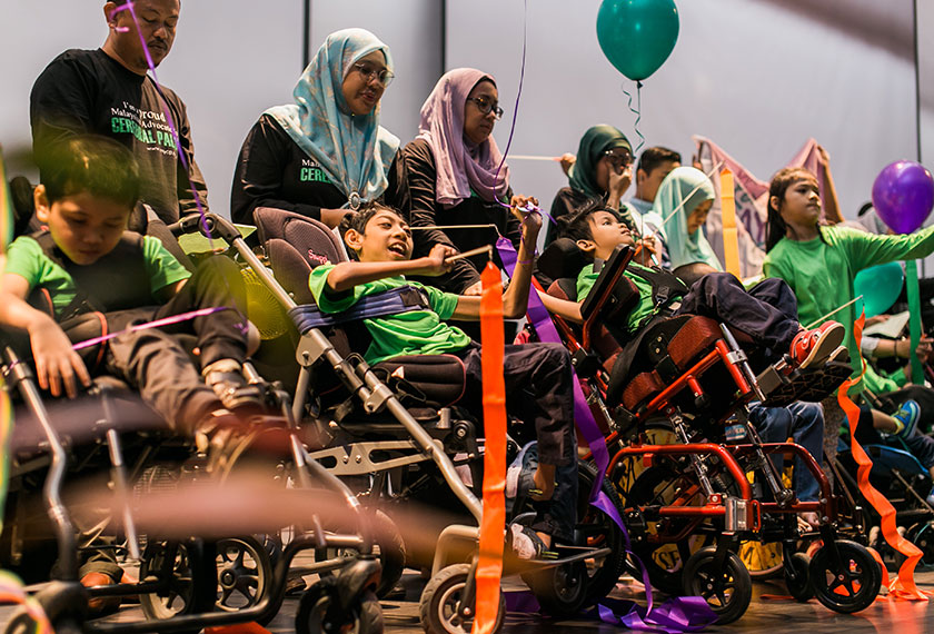 Art of Music merupakan program yang menampilkan bakat anak CP - Foto AWANI Rangers