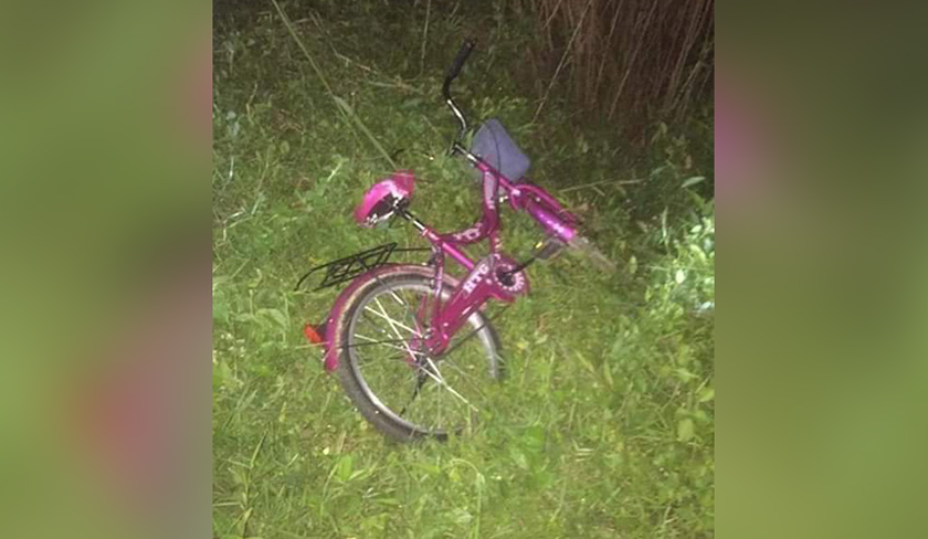 Basikal yang dipercayai digunakan mangsa.