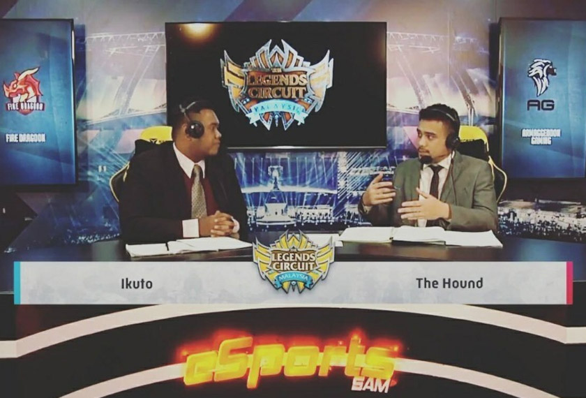 Nik Harris (right) says that the esports scene in Malaysia is getting bigger and better by the years. - Facebook pic/Nik Harris