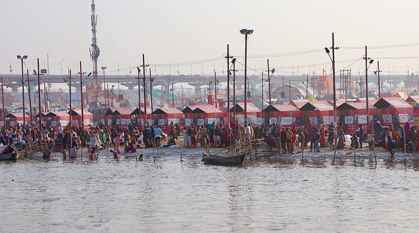 BJP membelanjakan ASD64 juta untuk Kumbh tahun ini, yang berlangsung beberapa bulan sebelum pilihan raya. Foto Ankit Prakash / Ceritalah