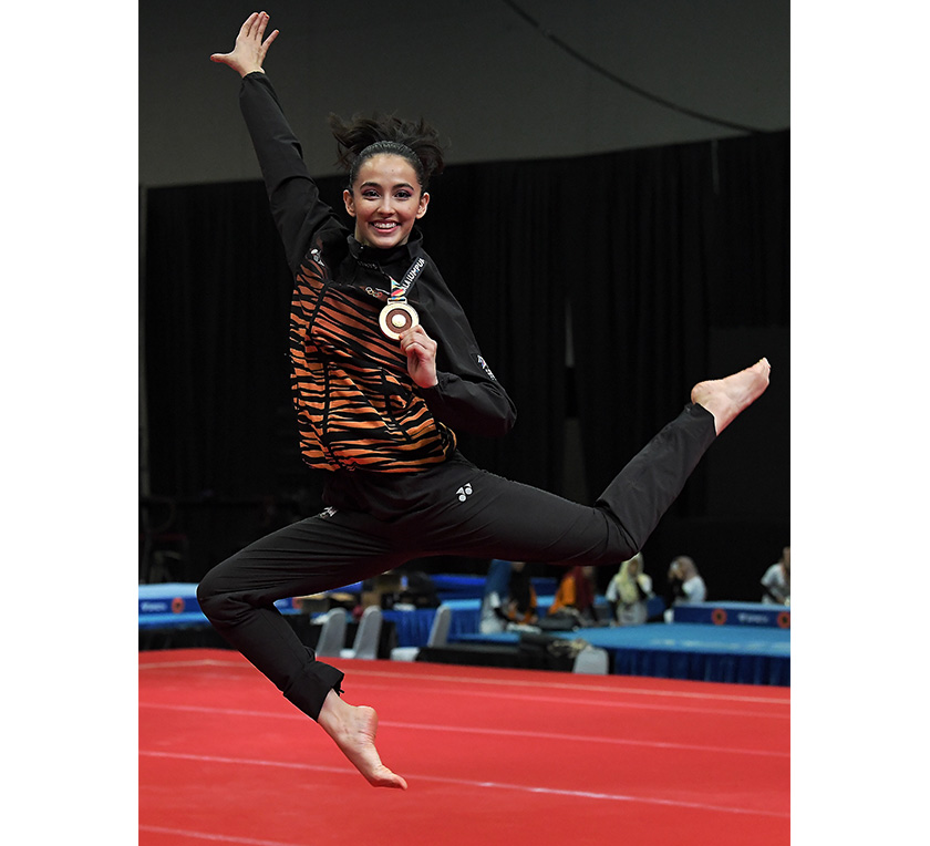 Jihin says Farah Ann Abdul Hadi has always been her idol.