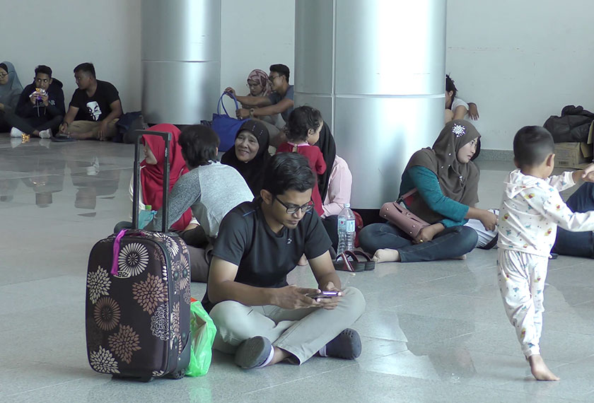 Keadaan di jeti penumpang susulan kejadian.