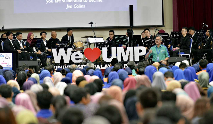 Majlis Amanat Naib Canselor UMP dihadiri kira-kira 5,000 warga UMP - Foto AWANI Rangers UMP